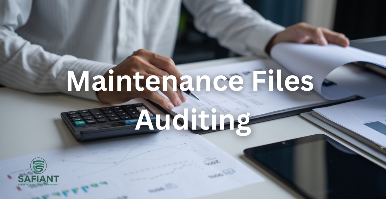Maintenance<br />
Files Auditing