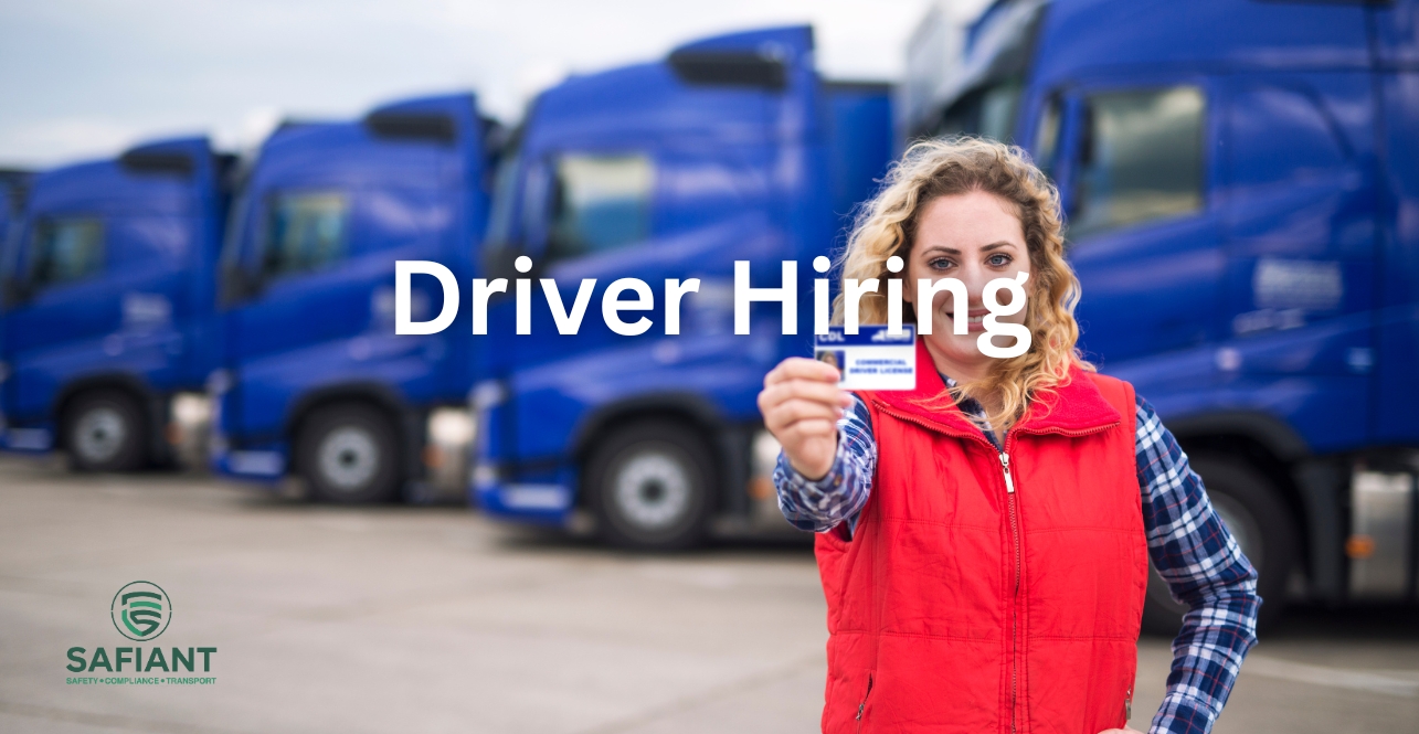 Driver<br />
Hiring