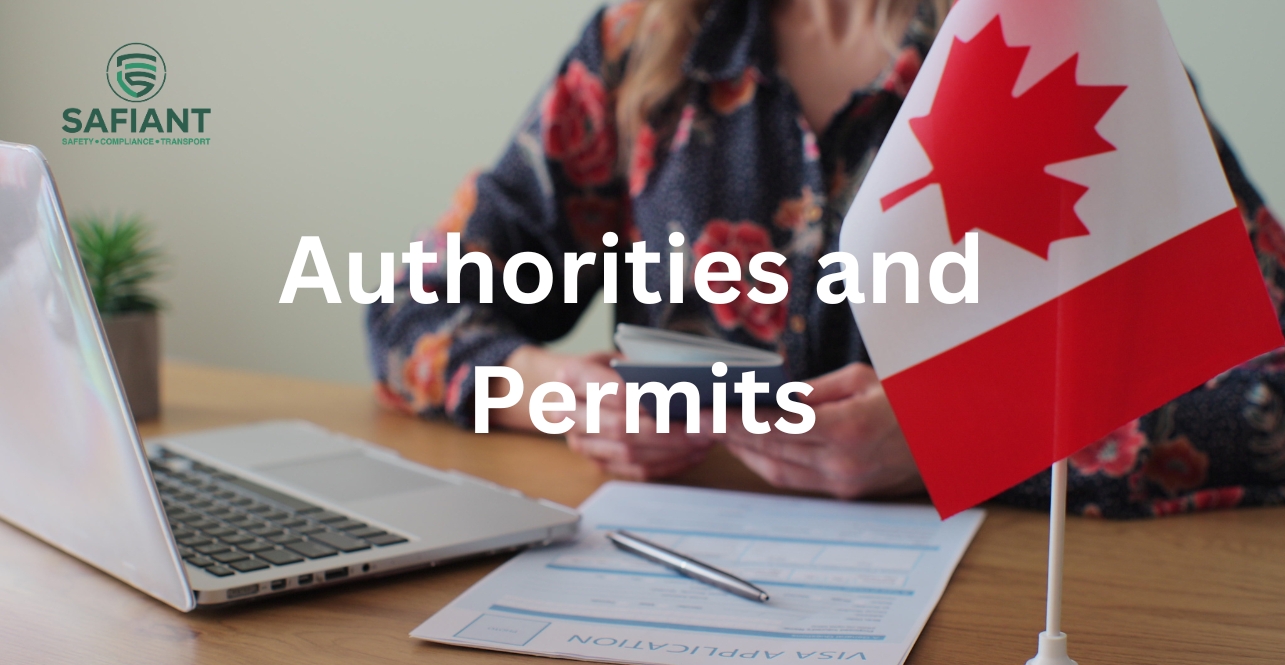 Authorities and<br />
Permits